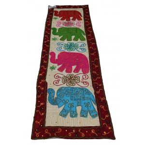 Indian Decorative Tapestry Wall hanging Ethnic Home Cotton Embroidered Patchwork 8907033249661  263879936932